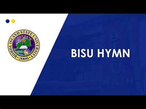 bisu hymn lyrics|BISU Jingle .